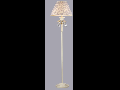 Lampa de podea Elegant Velvet 1 bec,dulie E27,230V,Diam. 44cm ,H165cm,Auriu-alb