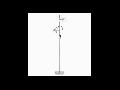 Lampa de podea Polly, 1 bec, dulie E27, D:220 mm, H:1540 mm, Argintiu