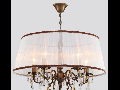 Lampa Cannella,5 becuri dulie E14, 230V,D.57cm, H.51 cm,Bronz