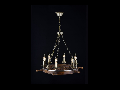 Candelabru  Elegant Frigate,6 x E14, 230V, D.60cm,H.51 cm,Bronz