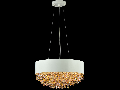 Lampa suspendata Modern Rivera ,6 x E14, D.50, cm, H.26 cm,Alb