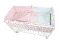 Lenjerie MyKids Teddy Steluta Roz 4+1 Piese M2 140x70