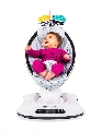 Fotoliu Balansoar Bebelusi 4MOMS MamaRoo 4.0 Plush Silver