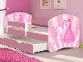 Patut Tineret Poney Princess cu Sertar si Saltea 140x70 MyKids