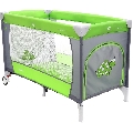 Patut Pliabil cu doua nivele Samba Plus - Coto Baby - Verde