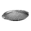 Forma de copt pizza cu maner silicon gri 33cm Glamour