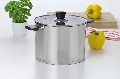 Oala inalta cu capac 24cm Inox