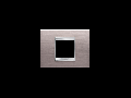 Placa ornament Chorus LUX - METAL - 2 module- BRUSHED ALUMINIUM - CHORUS