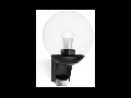 Lampa de exterior cu senzor IP44, max. 60W E27, negru, L 585 S