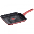 Tigaie grill cu interior anti-aderent Tefal Character C6824052, diametru 26 x 26 cm, inductie