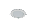 LED PANEL DE STICLA ROTUND 18W 2700K-3000K ALB ?200MM