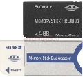 Sony - Memory Stick Duo Pro 4GB MSX-M4GS