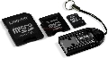 Kingston - Multi Kit Mobile, MicroSD, 4GB (+3 Adaptoare)