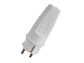 RUBBER SCHUKO PLUG 16A WHITE