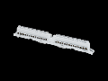 SCREW TERMINAL BLOCK - 80A - IP20 - BIPOLAR - POLE 1 N / T (2x16) + (7X10) POLE 2 N / T (2x16) + (7X10)