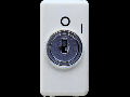 Intrerupator 2P 250V ac - 10AX - WITH KEY - SYMBOL 0/I - 1 MODULE - SYSTEM WHITE