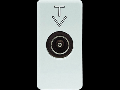 COAXIAL Priza TV CLASS A SHIELDING - IEC MALE CONNECTOR 9,5 mm - DIRECT WITH CURRENT PASSING - 1 MODULE - SYSTEM WHITE