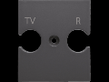 UNIVERSAL SUPPORT - COMBINED Priza OUTLET TV-R - BLACK - CHORUS