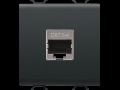 RJ45 Priza OUTLET - CATEGORY 5e - FTP - 2 MODULES - BLACK - CHORUS