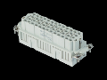 Insert pentru conector Mama - 104X27 - 6P + E 16A 500V / 6kV / 3 - CRIMP CONNECTION - GRI