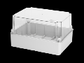 Doza aparenta adanca cu capac transparent - IP56 - dimensiuni interioare 150X110 X140 - WITH SMOOTH WALLS