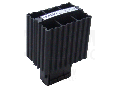 Unitate incalzire pentru dulap de distributie,montaj pe sina FE60 60W, 120-250V AC/DC, max.2,5A