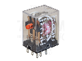 Releu miniaturizat RM12-110AC 110V AC / 3CO, (3A, 230V AC / 28V DC)