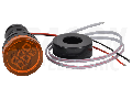 Ampermetru, indicator LED,galben NYG3-AY 1-100A, Um=230VAC, d=22mm