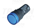 Lampa de semnalizare cu LED, albastra LJL16-BD 48V AC/DC, d=16mm