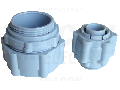 Conector pentru tub flexibil GCS-32 M32