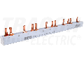 Sina de legatura cu pini TFSS-3-12 max.63A, 230/400VAC, 3P, 12modul, 215mm