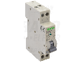 Disjunctor cu prot. diferent., electronic, 2P, 1 mod., C EVOKEC1303 C13, 30mA, 6kA, AC,