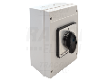 Intrerupator manual, ON-OFF, in carcasa TK-129/3T65 400V, 50Hz, 125A, 3P, 30kW, 88×88mm, 90°, IP65