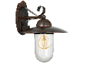 Lampa perete MILTON antique-brown 220-240V,50/60Hz IP44