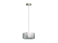 Lampa suspendata LEAMINGTON 1 satin nickel, chrome 220-240V,50/60Hz