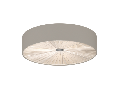 Lampa tavan FUNGINO satin nickel, alb 220-240V,50/60Hz