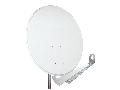 Antena satelit 100cm/95cm,Al,>40dB,sup.dubl.LNB incl.,alb