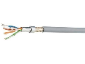 Cablu flexibil SF/UTP Cat.5 200MHz 4x2xAWG26 LS0H gri