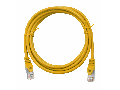 Patchcablu Cat.5 ecranat RJ45 galben 0,5m