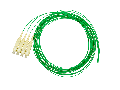 Pigtail SC, 50/125µm OM2, 2m, Easy Strip, verde, 4buc