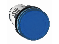 Lampa pilot rotunda  22 - albastra - LED - 24 V integral - conectori rapizi