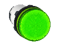 Lampa Pilot Rotunda  22 - Verde - Baza Ba 9S - = 250 V - Borne Clema-Surub