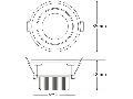 COB-S 5W Spot tip DOWNLIGHT 3000K