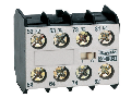 Contact auxiliar. SCREW TERMINALS, FOR BG SERIES MINI-CONTACTORS, 2NO + 2NC