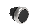 Push buton , diametru 22MM PLATINUM SERIES, FLUSH, BLACK