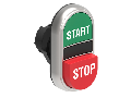 Buton dublu, diametru Ø22MM PLATINUM SERIES, 1 EXTENDED AND 1 FLUSH PUSH BUTTONS. BOTH diametru, GREEN -Rosu/ START - STOP