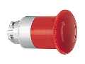 Cap buton ciuperca , 22MM 8LM METAL SERIES, LATCH, TURN TO RELEASE, 40MM. FOR EMERGENCY STOPPING. ISO 13850. RED