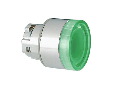 Push buton luminos, Ø22MM 8LM METAL SERIES, FLUSH, WITH SIDE VISIBILITY. PUSH ON-PUSH OFF, GREEN