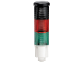 STEADY LIGHT MODULE. 45MM. BUILT-IN LED CIRCUIT. GREEN, RosuWITH CONTINUOUS OR PULSED SOUND, 24VDC