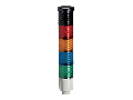 STEADY LIGHT MODULE. 45MM. BUILT-IN LED CIRCUIT. GREEN, BLUE, ORANGE, RosuWITH CONTINUOUS OR PULSED SOUND, 24VDC